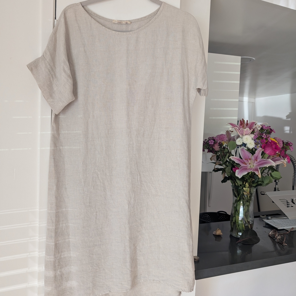 Elizabeth Suzann Flax Linen Dress, Sz Xs